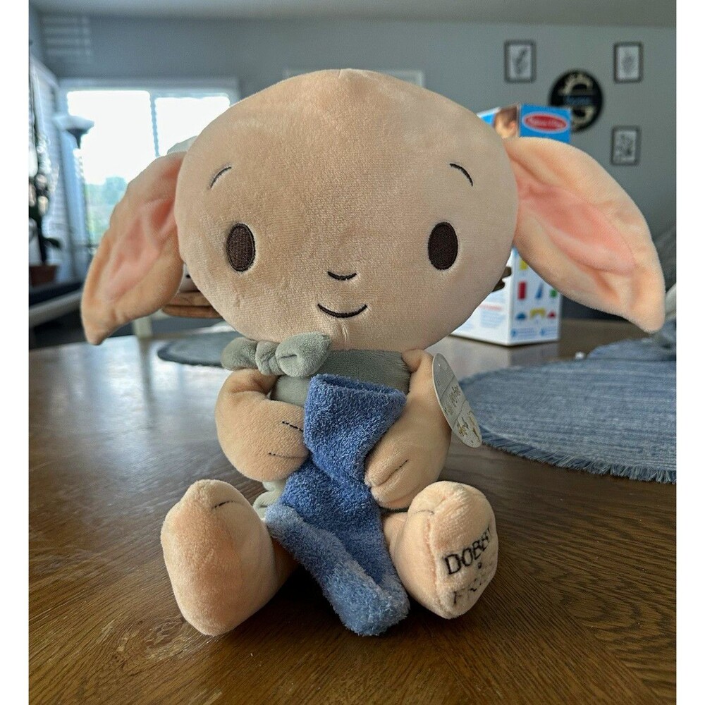 Harry Potter Kids Preferred Dobby Is Free Plush Doll Sock Stuffed Toy NWT 15"